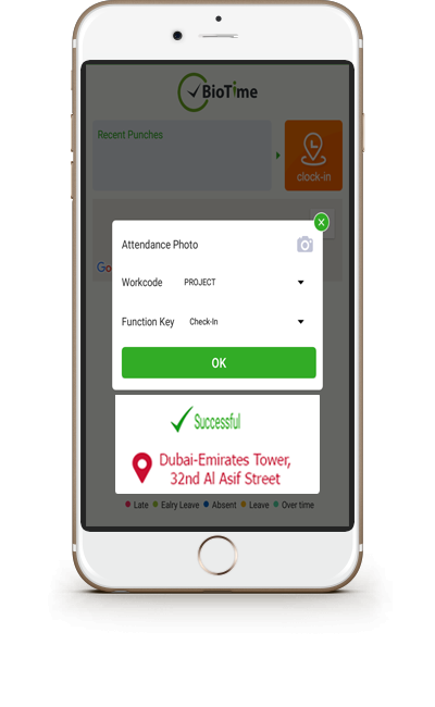 Biometric Time and Attendance Mobile App for Site Workers in Dubai